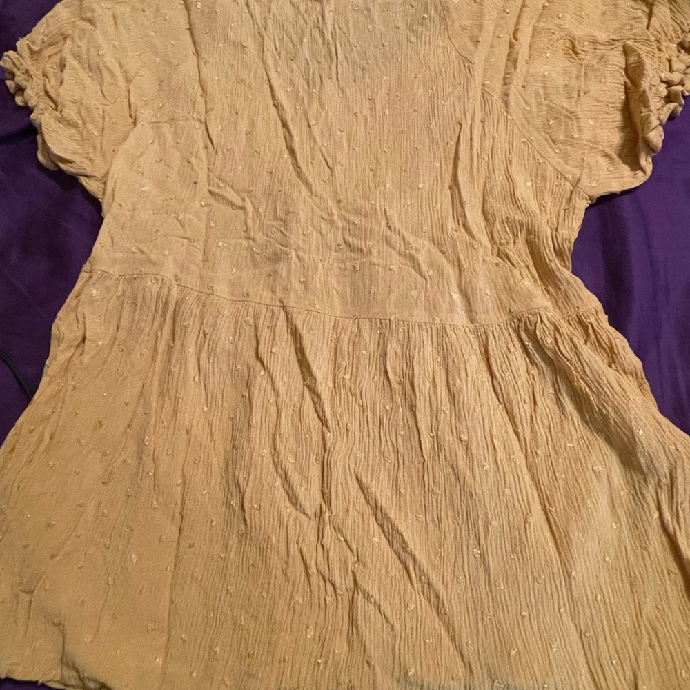 Women's yellow casual top